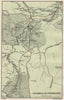 POWERSCOURT ESTATE. Dargle river. Enniskerry, County Wicklow, Ireland 1902 map