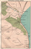 NEWCASTLE, COUNTY DOWN & SLIEVE DONARD. Ulster. Northern Ireland 1902 old map