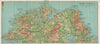 NORTHERN IRELAND COAST. Belfast to Donegal. Antrim Londonderry Tyrone 1902 map