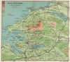 IRELAND WEST COAST. Sligo, Bundoran & Ballyshannon. Dartry Mountains 1902 map