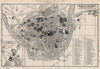 TOLEDO antique town city plan ciudad. Spain Espana. MURRAY 1898 old map