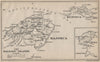 BALEARIC ISLANDS Majorca Menorca Iviza Ibiza Formentera Islas Baleares 1898 map