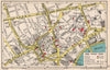 LONDON WEST END. Theatres Cinemas. Principal Hotels Restaurants. BACON 1948 map
