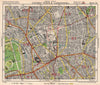 N LONDON. Camden/Kentish Town Clerkenwell Bloomsbury Islington. BACON 1948 map