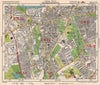 SW LONDON. Wandsworth E Putney Wimbledon Earlsfield Southfields. BACON 1948 map