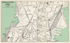 BOMBAY NORTH & PAREL. Mumbai city plan.Key buildings docks. India 1965 old map
