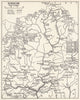 SIKHIM (Sikkim Shikim Shikimpati).Himalaya Mountains.Darjeeling. India 1965 map