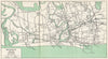 MADRAS/CHENNAI. Town city plan. Showing key buildings. India 1965 old map