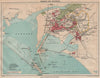 PAKISTAN. Karachi & environs city plan. Cantonment. British India 1929 old map