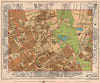 NE LONDON. Walthamstow Snaresbrook Leyton/stone Wanstead Knotts Green 1932 map