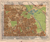 N LONDON. Upper Clapton Stoke Newington Hackney Homerton Dalston 1932 old map