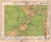 SW LONDON. Richmond Park Roehampton Putney Heath/Vale Wimbledon Common 1932 map
