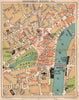 WHITEHALL. Government & colonial departments & offices. Westminster 1932 map