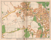 N LONDON. New Barnet High Barnet Arkley Totteridge Whetstone 1938 old map