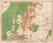 NE LONDON. Loughton Epping Forest Buckhurst Hill Debden Chigwell 1938 old map