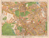 N LONDON. Muswell Hill Hornsey Stoud Green Crouch End Highgate 1938 old map