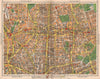 N LONDON. Hoxton Islington Stoke Newington Hackney Clapton Highbury 1938 map