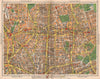 N LONDON. Hoxton Islington Stoke Newington Hackney Clapton Highbury 1938 map