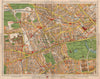W LONDON. Notting Hill Paddington Bayswater Shepherd's Bush Kensington 1938 map