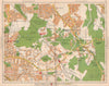 SE LONDON. Chislehurst Widmore Bickley Petts Wood Elmstead Pett's Wood 1938 map