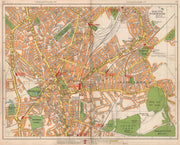S LONDON. South Norwood Waddon Croydon Selhurst Woodside Addiscombe 1938 map