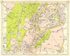 NE LONDON. Loughton Epping Forest Buckhurst Hill Debden Chigwell 1953 old map