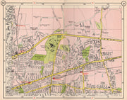 NE LONDON. Chadwell Heath Goodmayes Seven Kings Barkingside Newbury Pk 1953 map