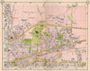 NE LONDON. Chadwell Heath Goodmayes Seven Kings Barkingside Newbury Pk 1953 map