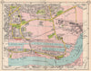 E LONDON Beckton Plaistow Silvertown Woolwich Canning Town Royal Docks 1953 map