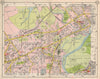 SW LONDON. Hounslow Isleworth Osterley Brentford Richmond Osterley 1953 map