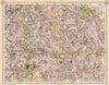 S LONDON. Walworth Camberwell Peckham Walworth Bermondsey Denmark Hill 1953 map
