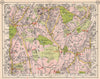 S LONDON. Upper Sydenham Forest Hill Tulse Hill Dulwich Nunhead 1953 old map