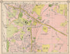 SE LONDON. Sidcup Foots Cray Ruxley St Paul's Cray North Cray 1953 old map