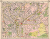S LONDON. South Norwood Waddon Croydon Selhurst Woodside Addiscombe 1953 map