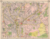 S LONDON. South Norwood Waddon Croydon Selhurst Woodside Addiscombe 1953 map