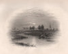 SCROOBY, Nottinghamshire. Pilgrim fathers. BARTLETT 1854 old antique print