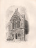 BOSTON town hall, Lincolnshire. Pilgrim fathers. BARTLETT 1854 old print