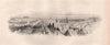 LEIDEN from the Town Hall, Netherlands. Pilgrim fathers. BARTLETT 1854 print