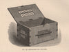 DOGS. Travelling box for dogs 1881 old antique vintage print picture