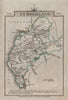 CUMBERLAND by John CARY. Miniature antique county map. Original colour 1812