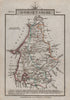 DORSETSHIRE by John CARY. Miniature antique county map. Original colour 1812