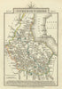 SOMERSETSHIRE by John CARY. Miniature antique county map 1812 old