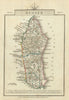 SUSSEX by John CARY. Miniature antique county map. Original colour 1812