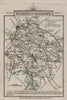WARWICKSHIRE by John CARY. Miniature antique county map 1812 old