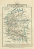WILTSHIRE by John CARY. Miniature antique county map. Original colour 1812