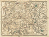 CHELTENHAM environs by John CARY. Cotswolds Gloucester Tewkesbury 1812 map