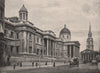 The National Gallery, with St. Martin's Church. London. Historic Houses 1896