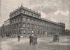 The Treasury, Whitehall. London. Finance 1896 old antique print picture
