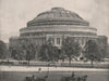 The Royal Albert Hall. London 1896 old antique vintage print picture