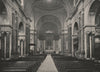 Brompton Oratory. London 1896 old antique vintage print picture